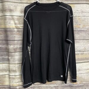 Polarmax Technical Base Layer Acclimate Dry Mens XL Black long sleeve top Shirt
